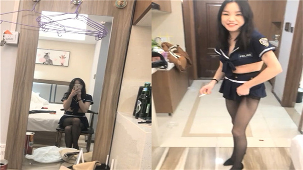 果茶酱酒店沦陷！四男一女群P淫宴，男男互搞疯狂内射