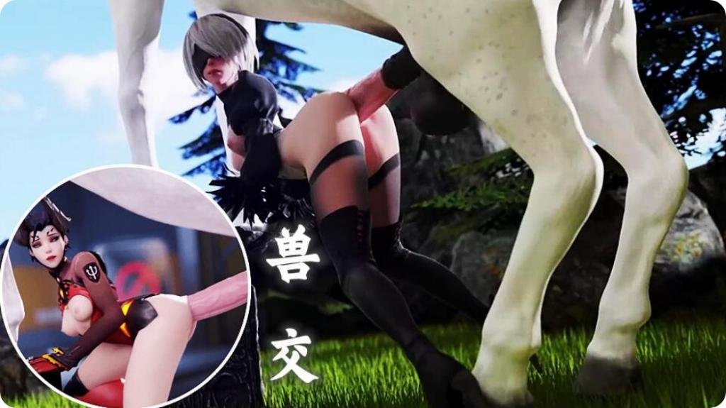 狂野重口！HMV兽交进行曲激情上演：人兽杂交盛宴